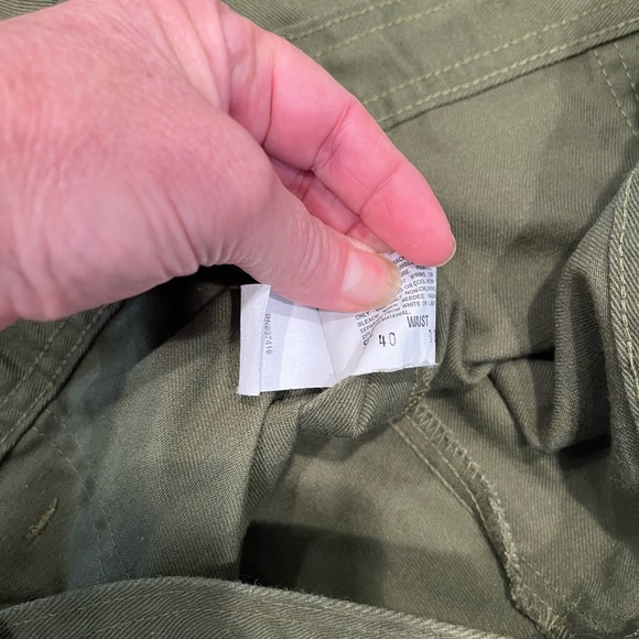 Vintage Boy Scouts of America Shorts Adult 40 Olive Green Snap Pockets Canvas - Picture 6 of 7